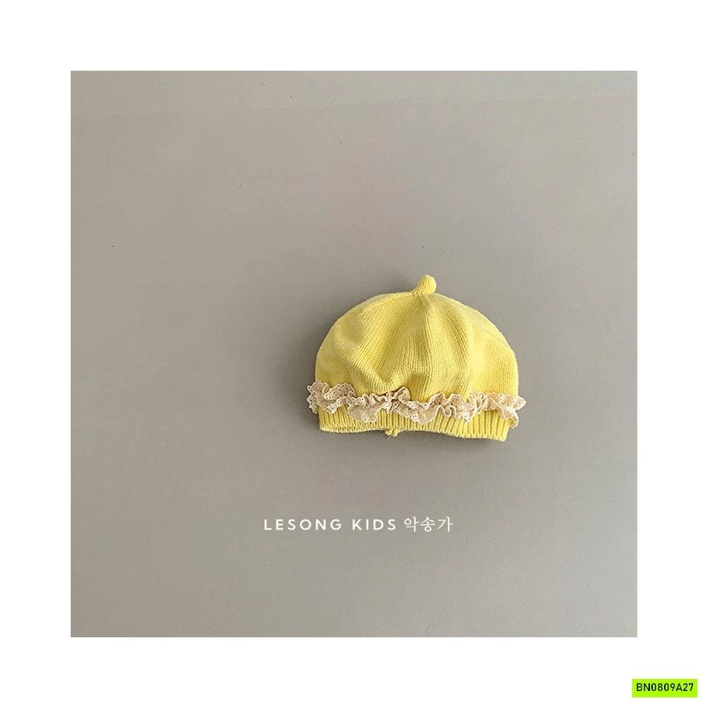 MŨ NỒI LEN VIỀN REN