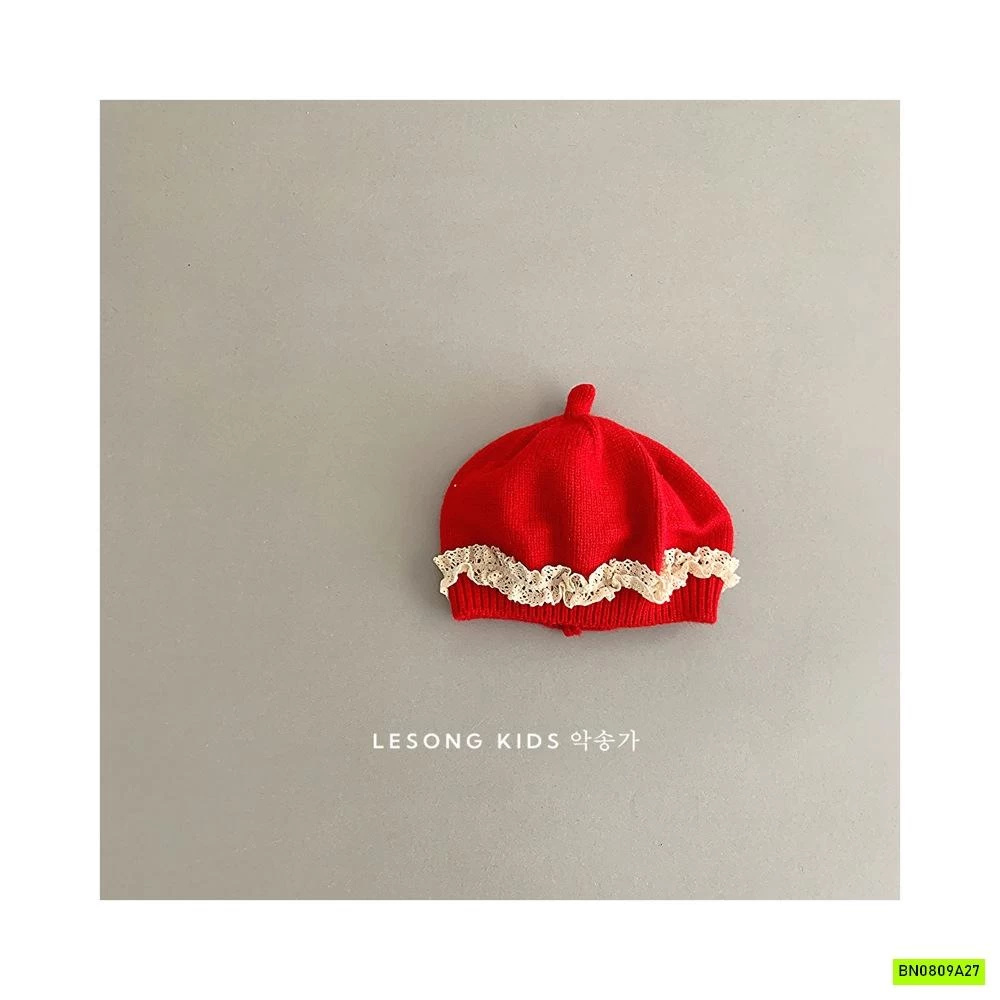 MŨ NỒI LEN VIỀN REN