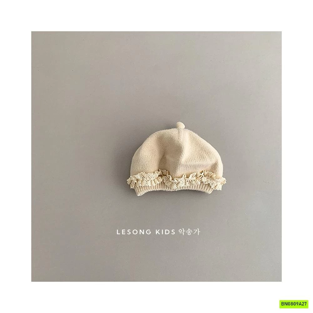 MŨ NỒI LEN VIỀN REN