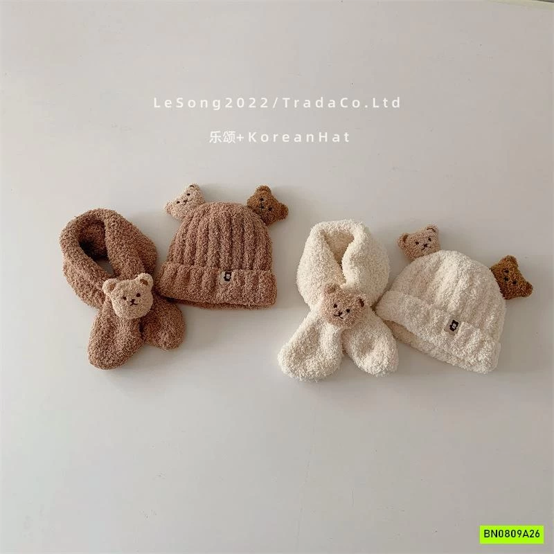 SÉT MŨ + KHĂN LEN GẤU