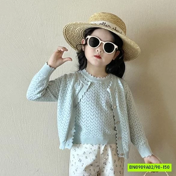 SÉT CADIGAN 2 CHI TIẾT MIX QUẦN LOE