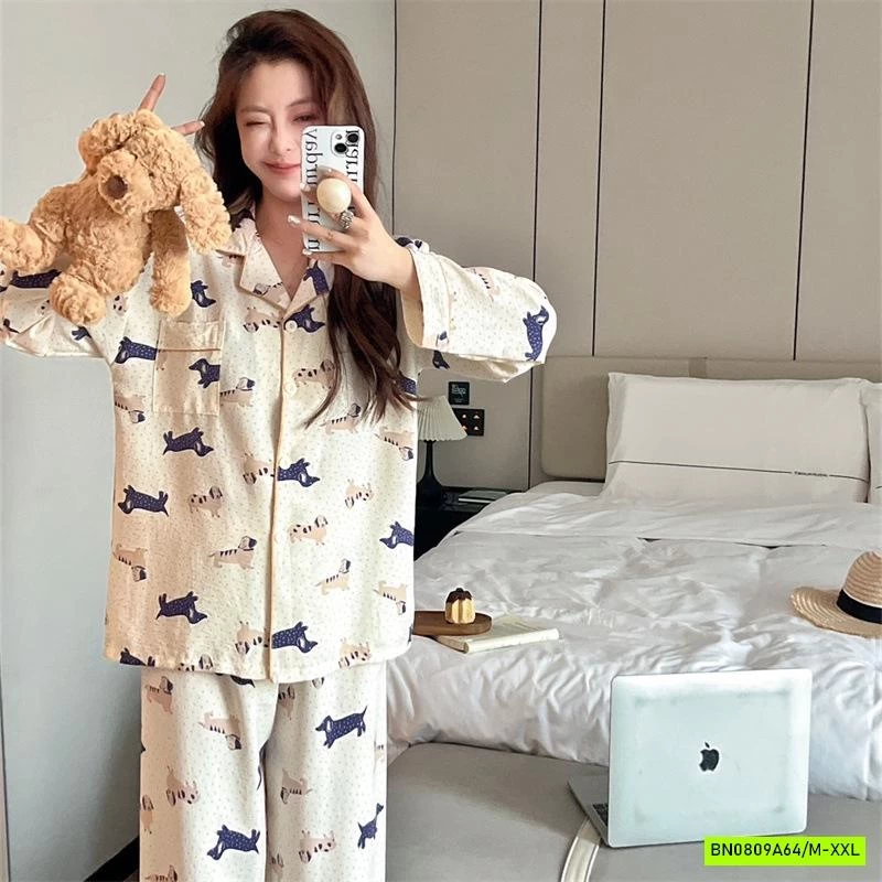 PIZAMA DÀI TAY DỄ THƯƠNG JIEAINA