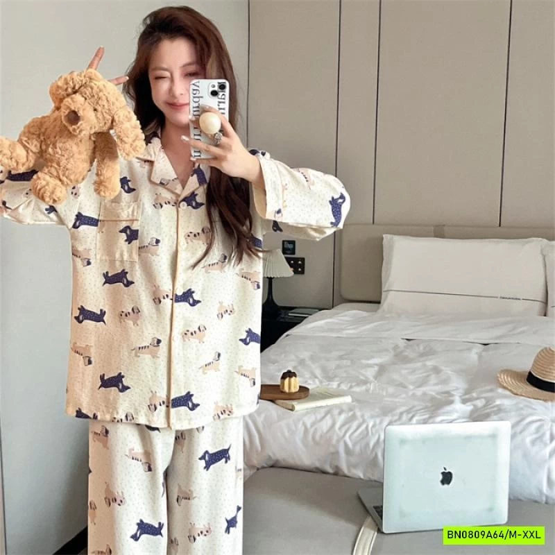 PIZAMA DÀI TAY DỄ THƯƠNG JIEAINA