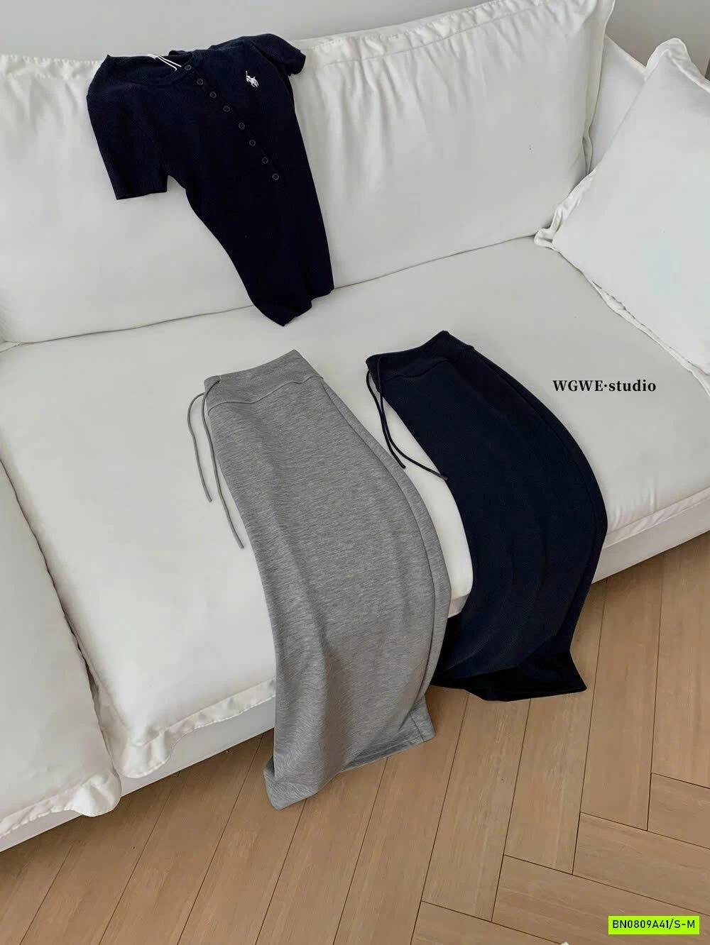 CHÂN VÁY COTTON DÁNG DÀI WGWE6597