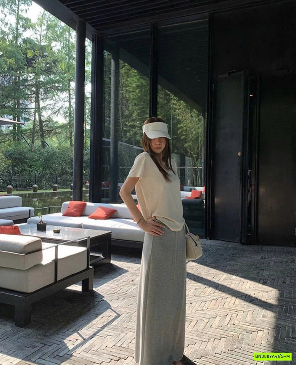 CHÂN VÁY COTTON DÁNG DÀI WGWE6597