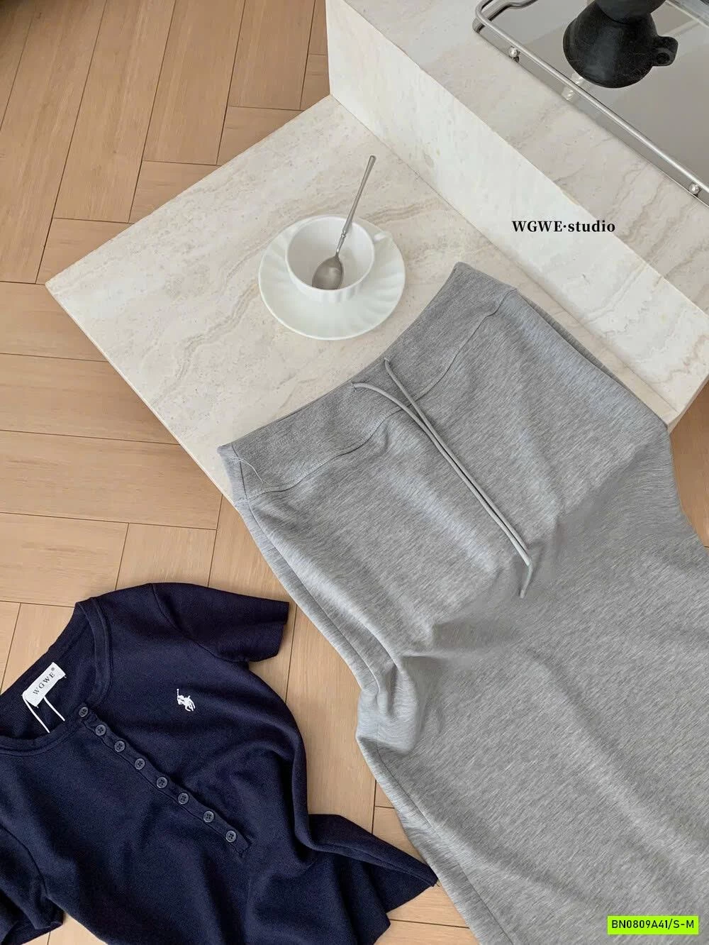 CHÂN VÁY COTTON DÁNG DÀI WGWE6597