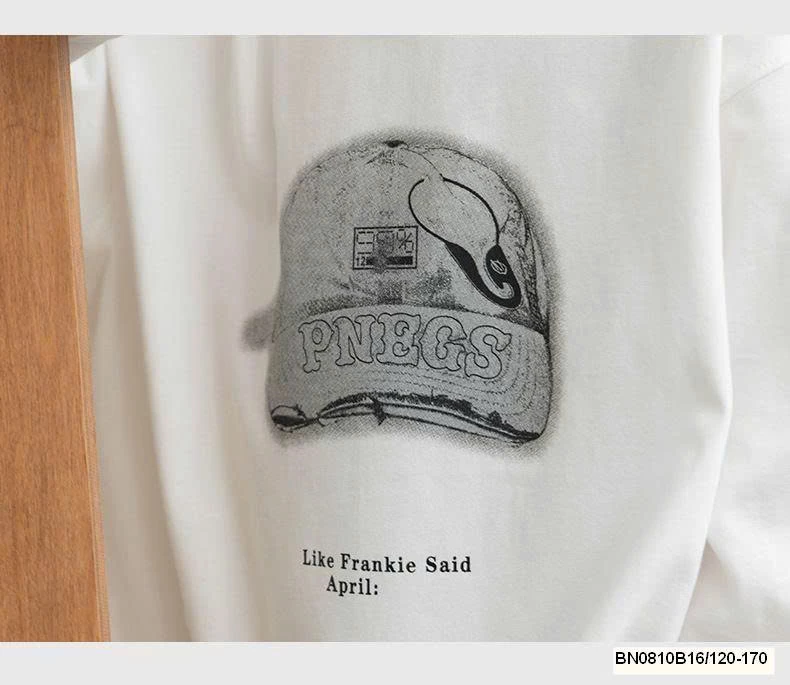 ÁO THUN HỌA TIẾT MŨ LƯỠI TRAI