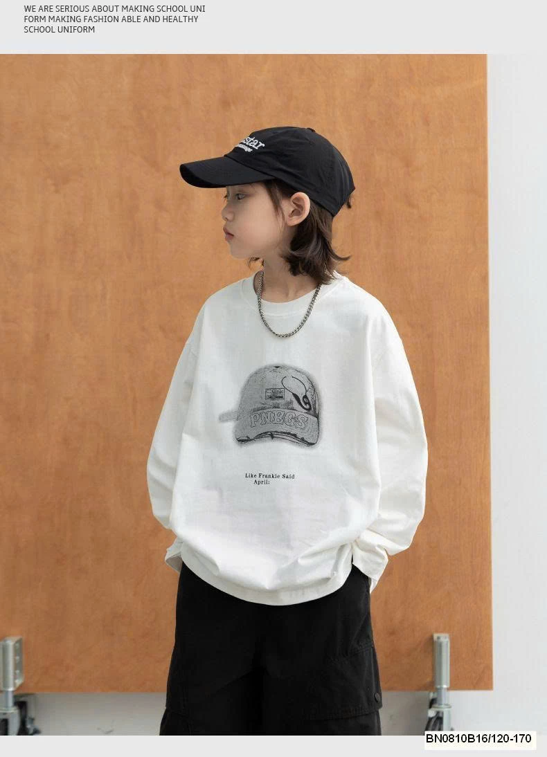 ÁO THUN HỌA TIẾT MŨ LƯỠI TRAI