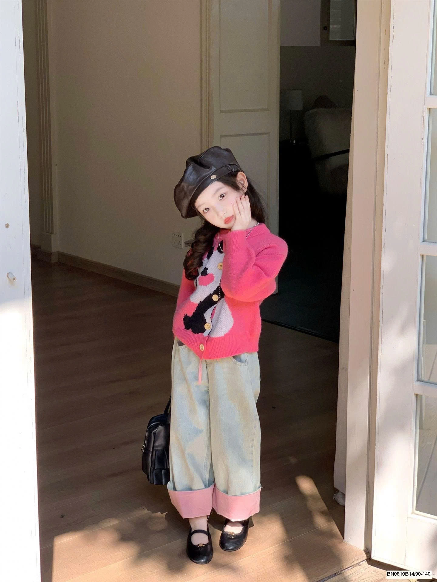 ÁO LEN HỒNG GẤU TRÚC