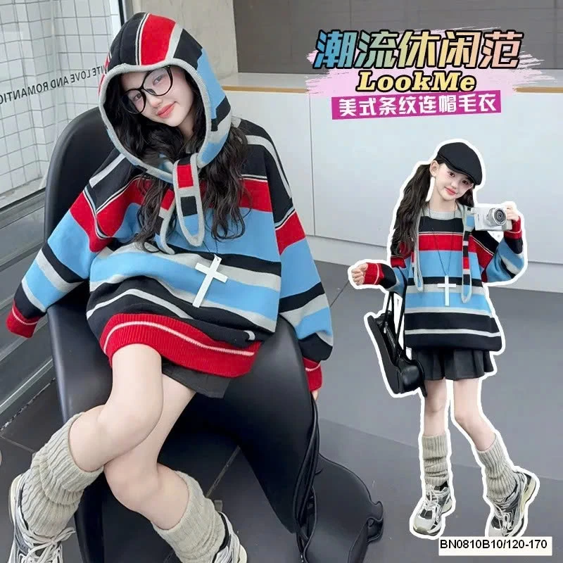 ÁO HOODIE LEN SẮC MÀU CÓ MŨ