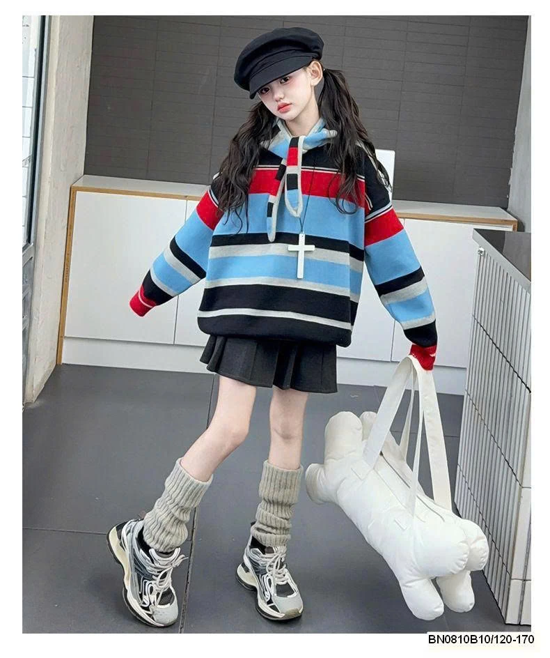 ÁO HOODIE LEN SẮC MÀU CÓ MŨ