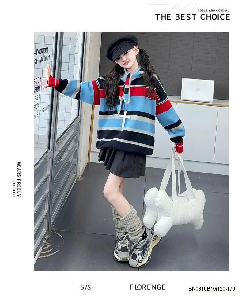 ÁO HOODIE LEN SẮC MÀU CÓ MŨ