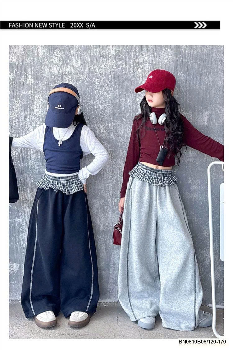 QUẦN NỈ PHỐI BÈO CARO