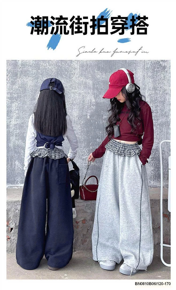 QUẦN NỈ PHỐI BÈO CARO