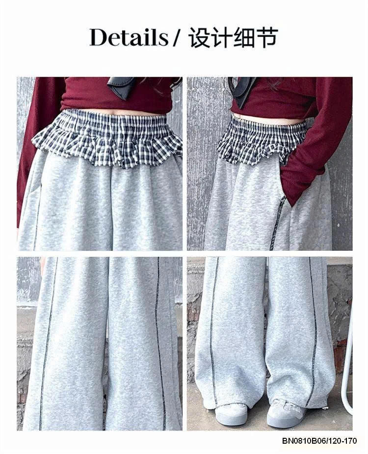 QUẦN NỈ PHỐI BÈO CARO