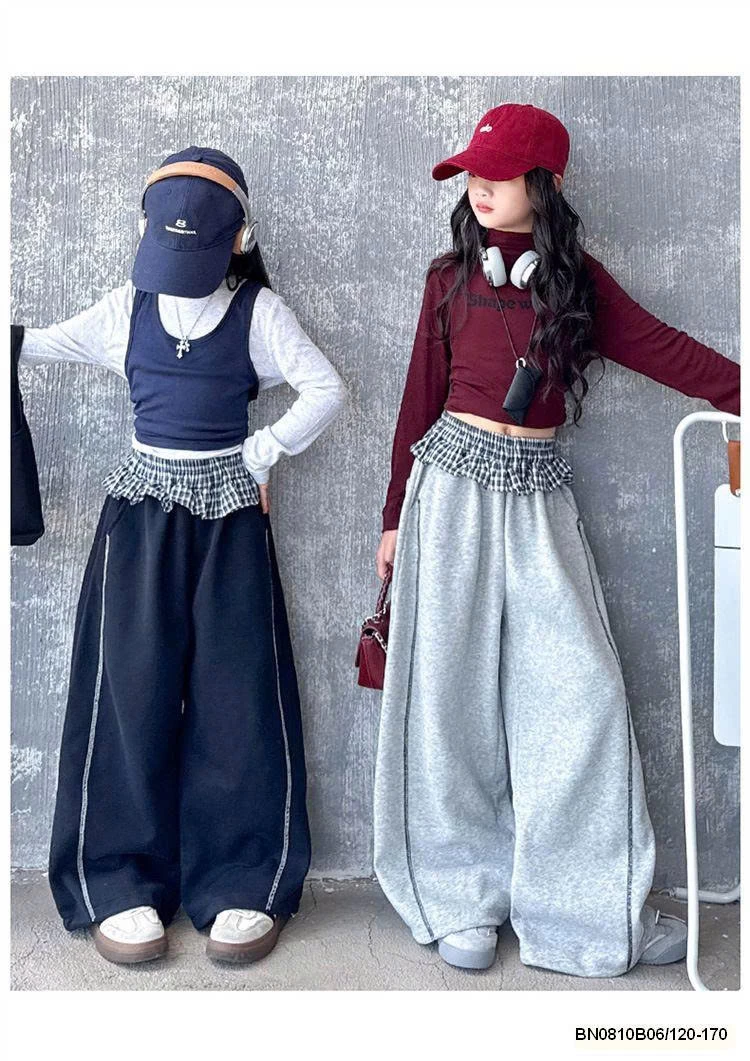 QUẦN NỈ PHỐI BÈO CARO