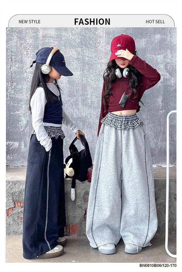 QUẦN NỈ PHỐI BÈO CARO