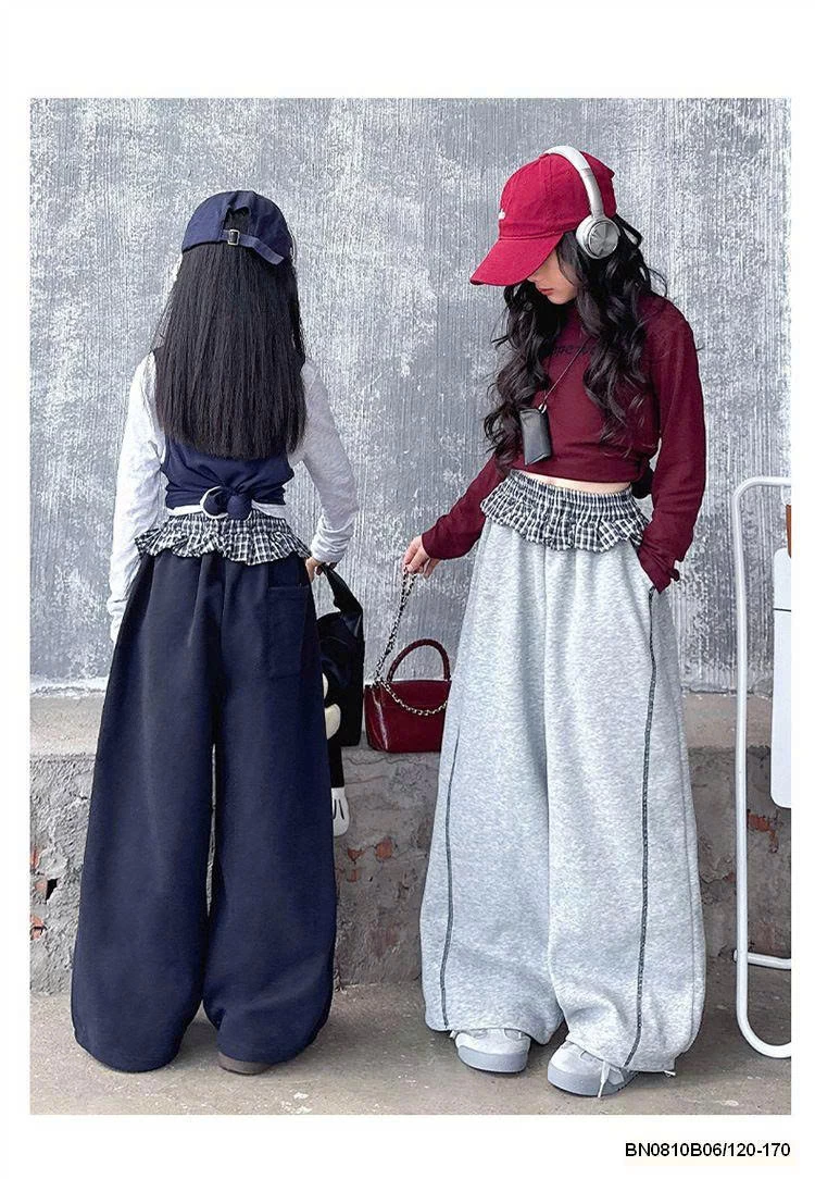 QUẦN NỈ PHỐI BÈO CARO