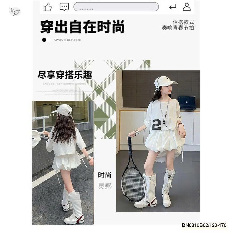 SET ÁO TRẮNG MIX CV BÍ BG