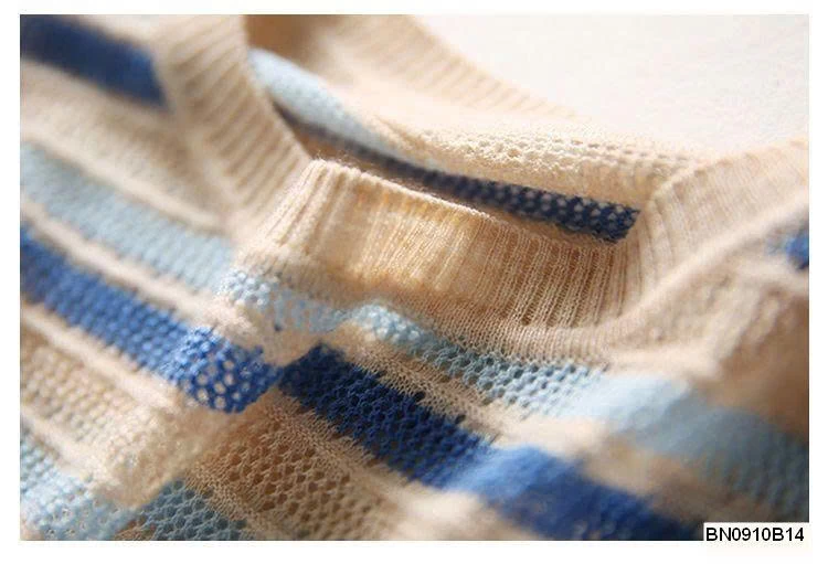 ÁO LƯỚI KẺ NGANG