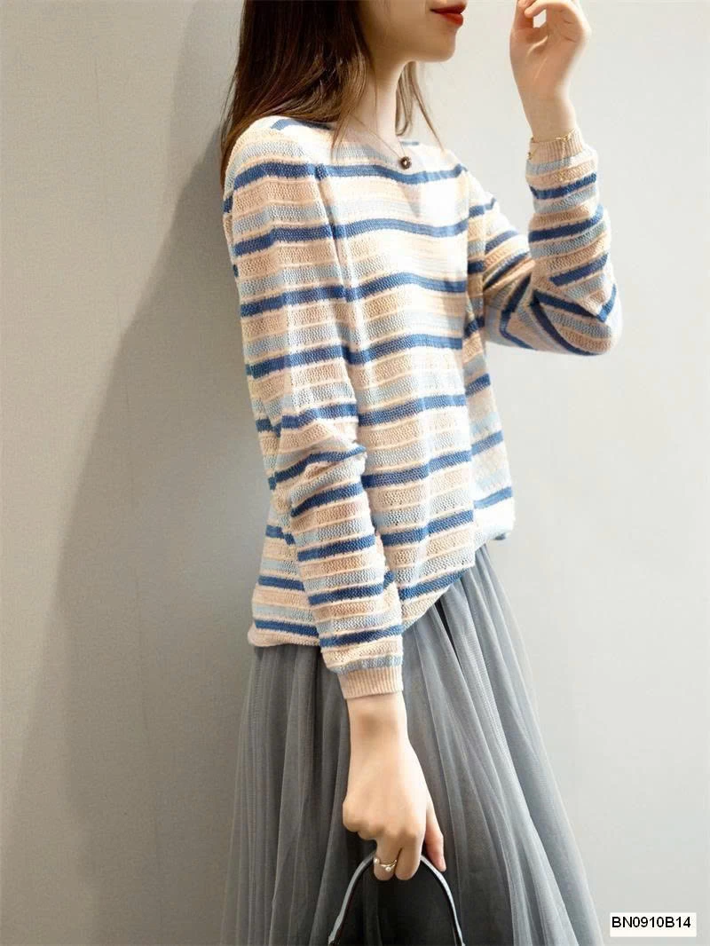 ÁO LƯỚI KẺ NGANG