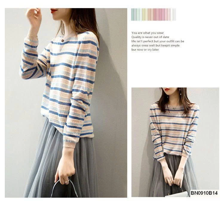 ÁO LƯỚI KẺ NGANG