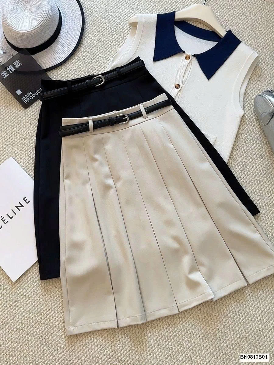 CHÂN VÁY XẾP LY ANNA