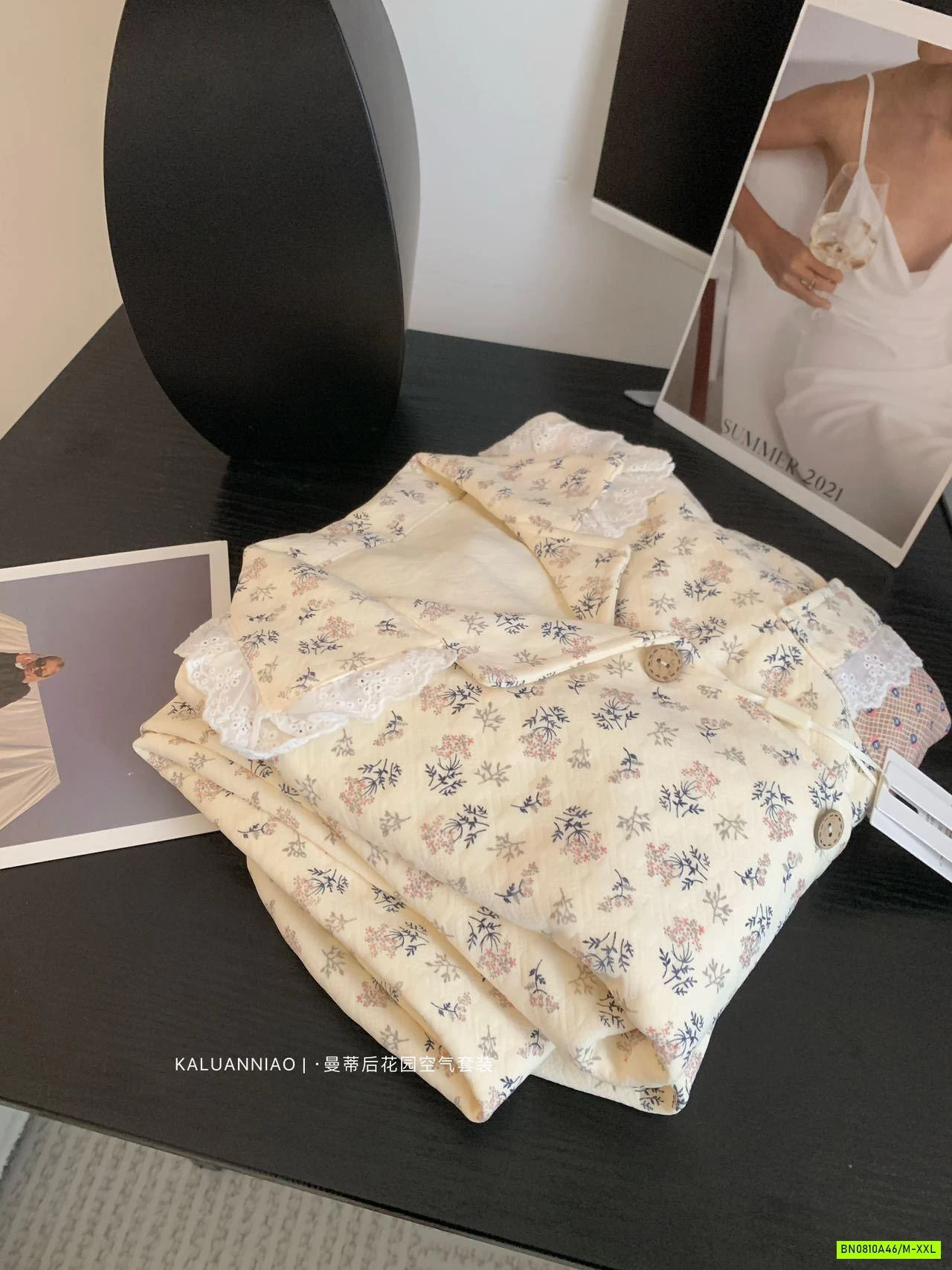 PIJAMA HOA NHÍ NỈ BÔNG