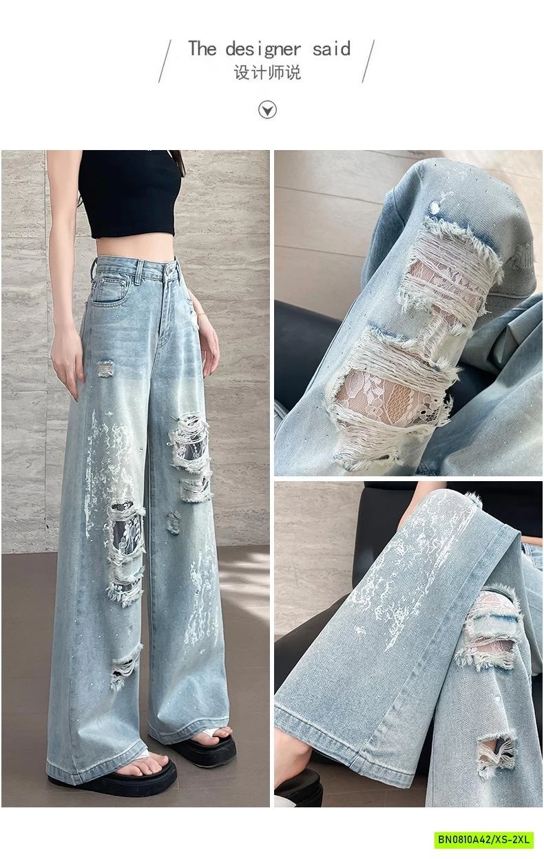 JEANS SUÔNG RÁCH