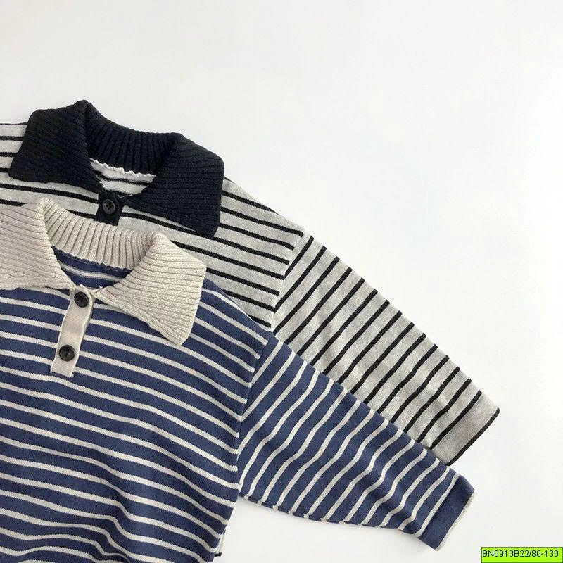 ÁO POLO LEN KẺ NGANG MTINY QUEEN