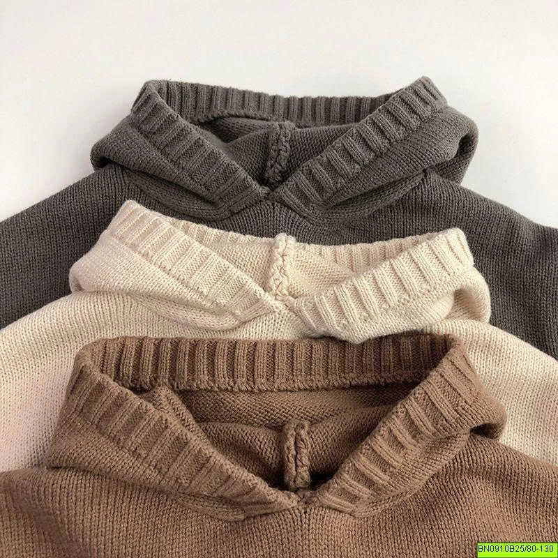HOODIE LEN TRƠN MÀU   MTINY QUEEN