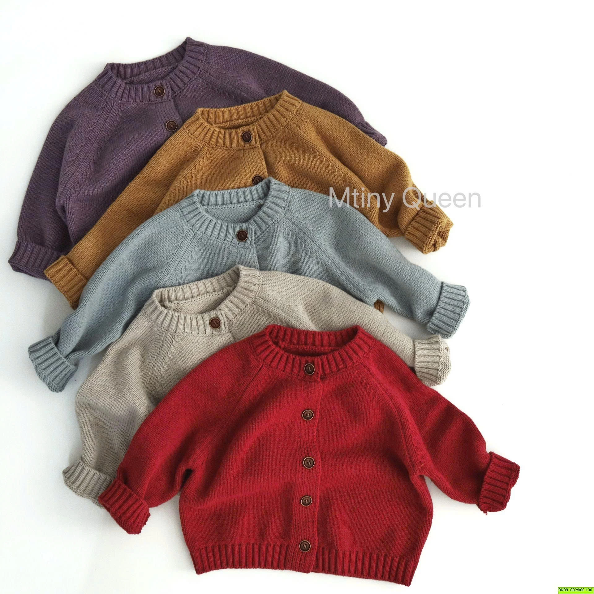 CARDIGAN LEN TRƠN MÀU   MTINY QUEEN
