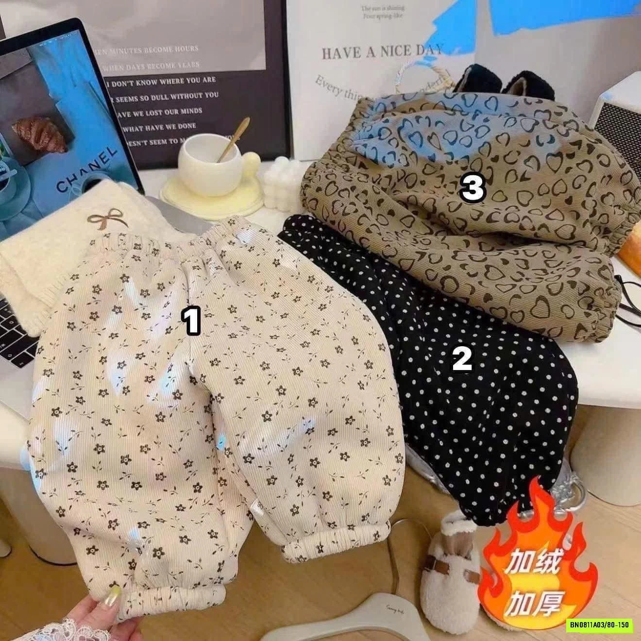 QUẦN BOOM LÓT NHUNG