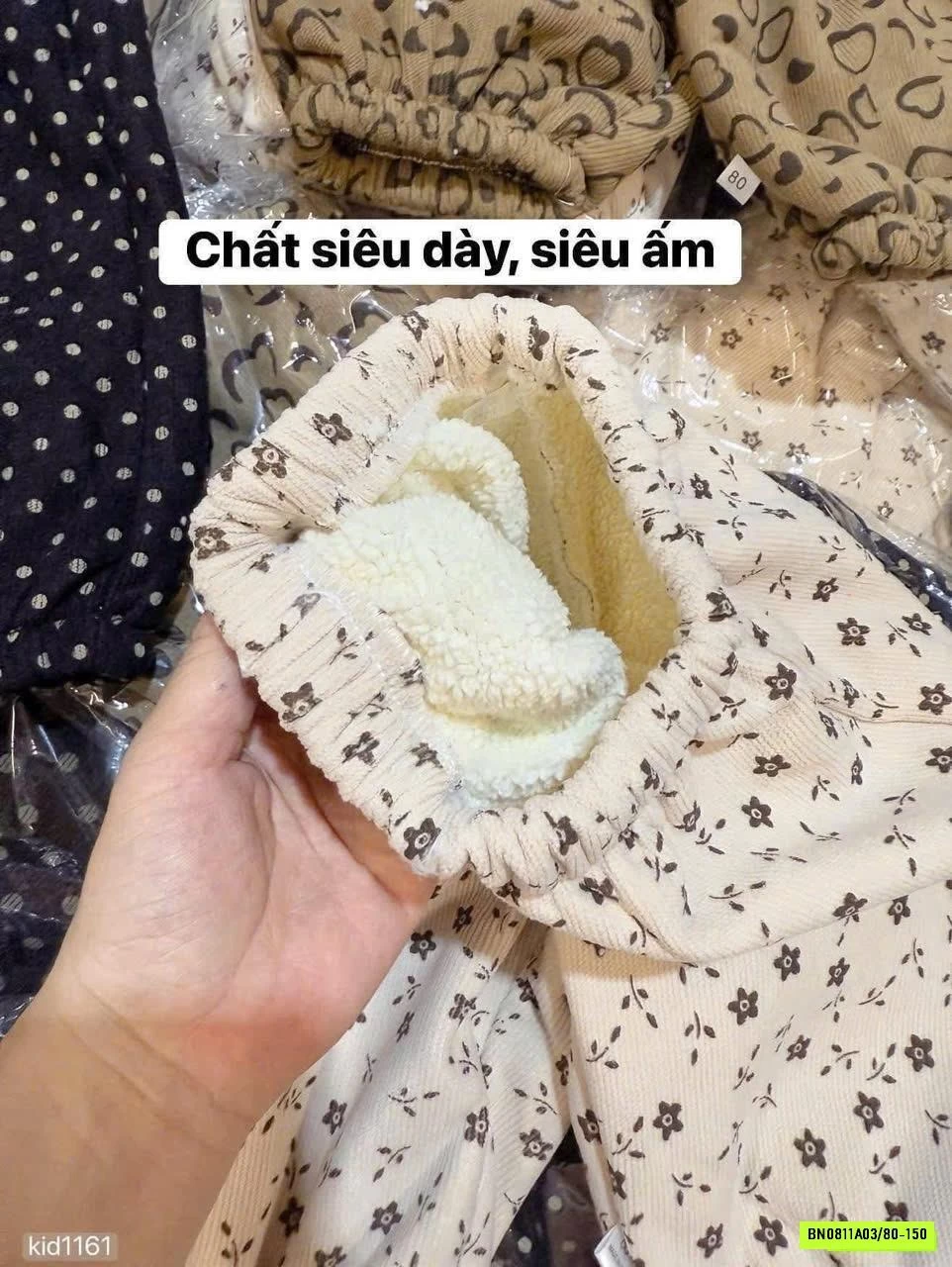 QUẦN BOOM LÓT NHUNG