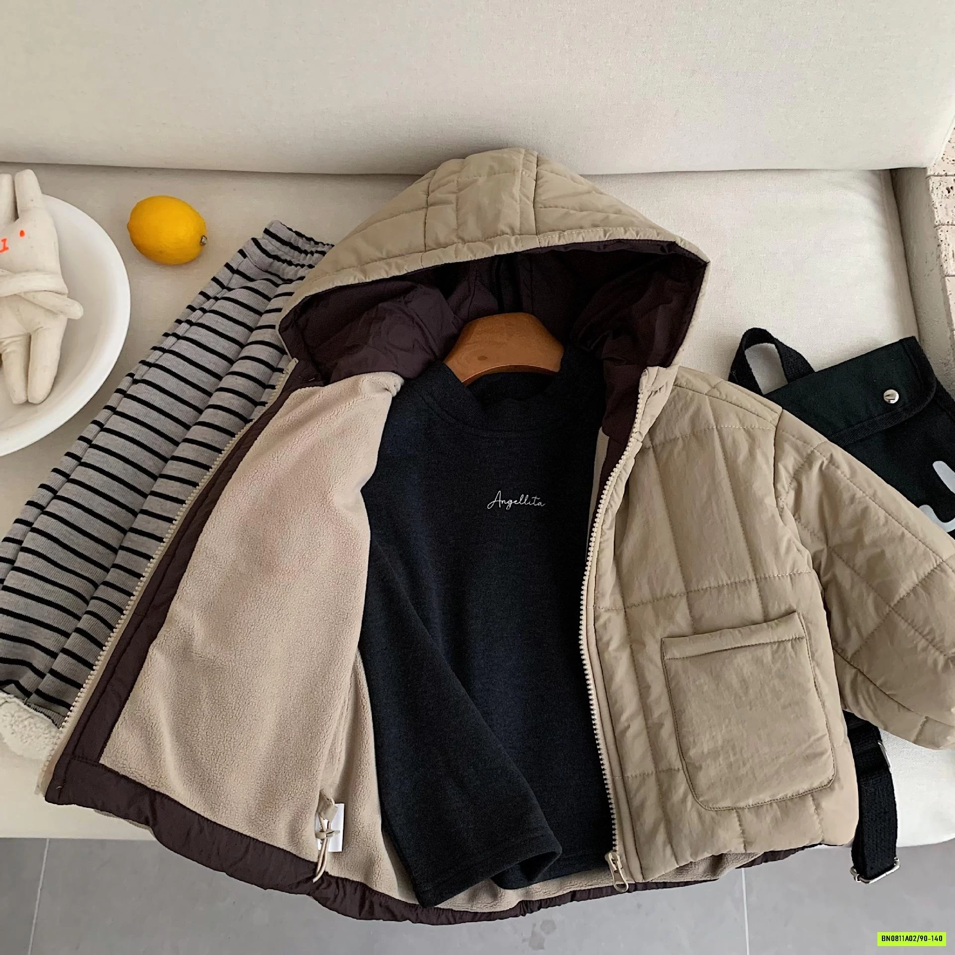 KHOÁC PHAO TRẦN TRÁM LÓT LÔNG