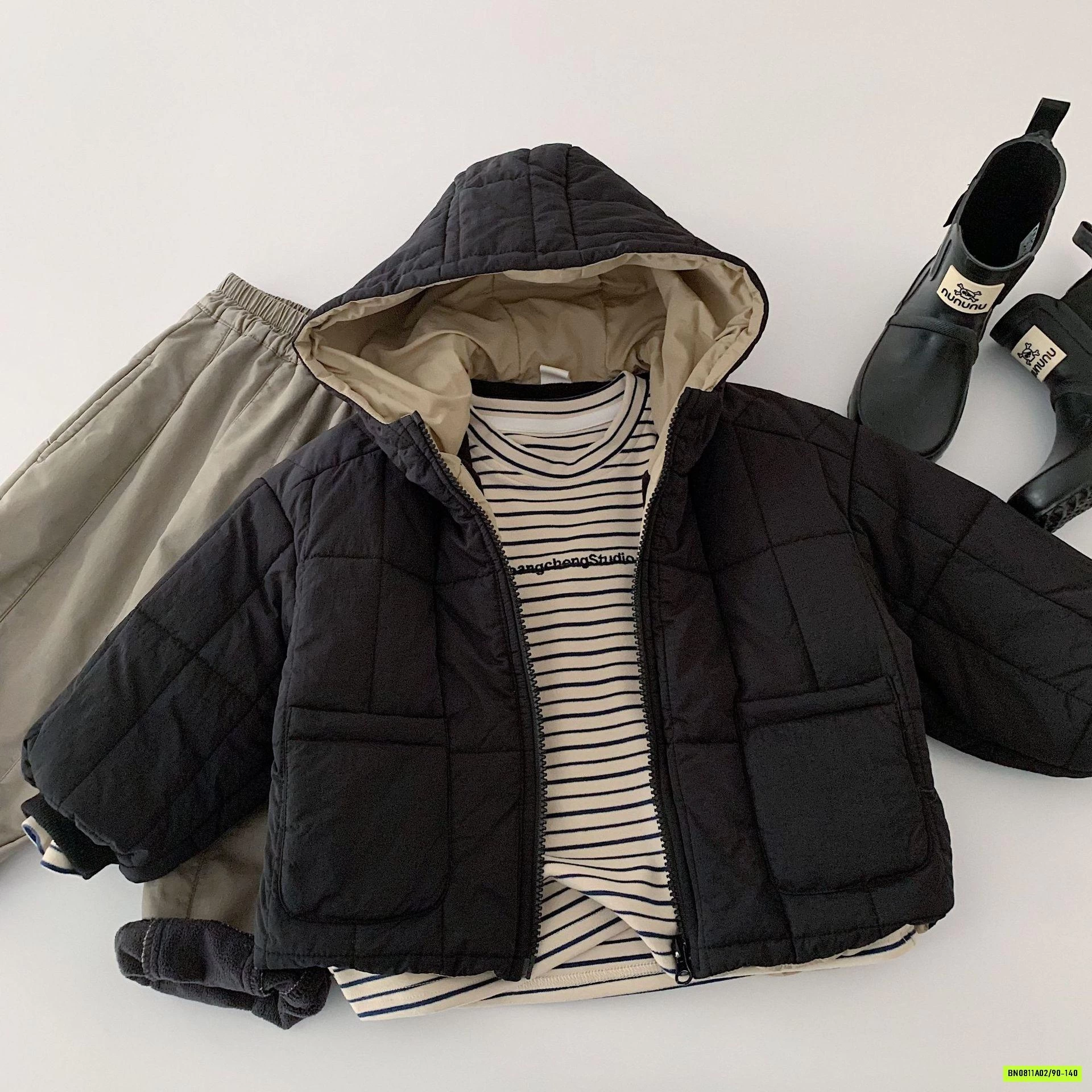 KHOÁC PHAO TRẦN TRÁM LÓT LÔNG