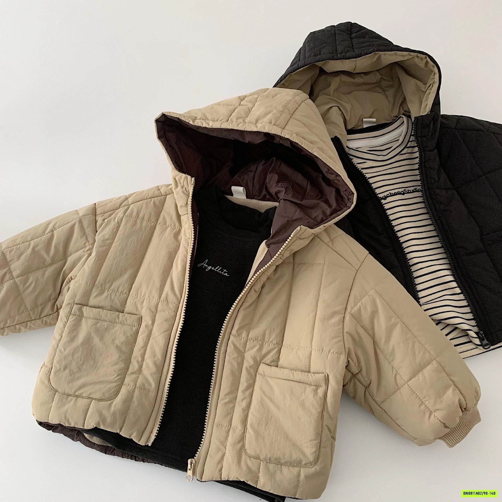 KHOÁC PHAO TRẦN TRÁM LÓT LÔNG