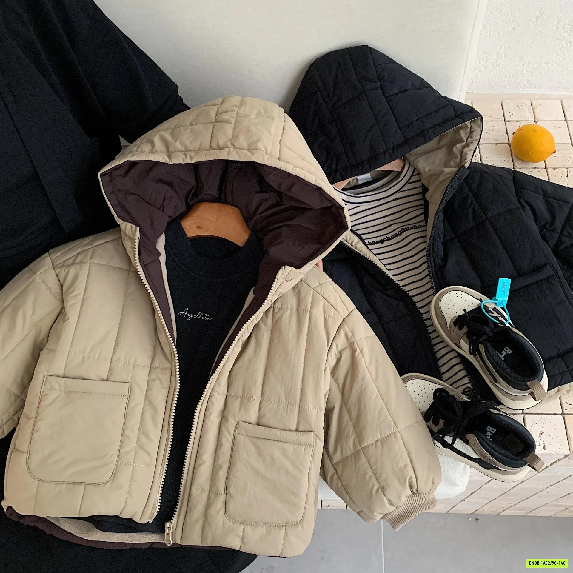 KHOÁC PHAO TRẦN TRÁM LÓT LÔNG