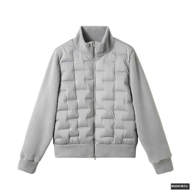 ÁO KHOÁC LÔNG VŨ PHỐI NỈ LÔNG CỪU