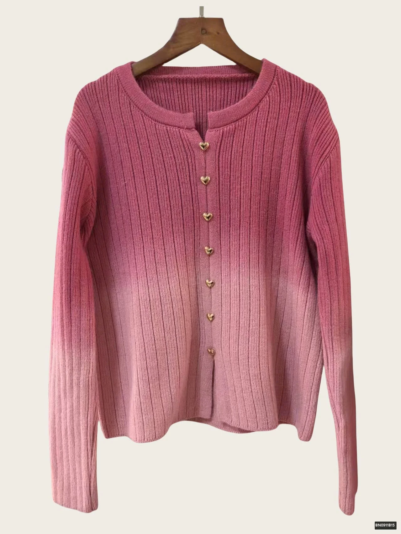 ÁO LEN HỒNG LOANG