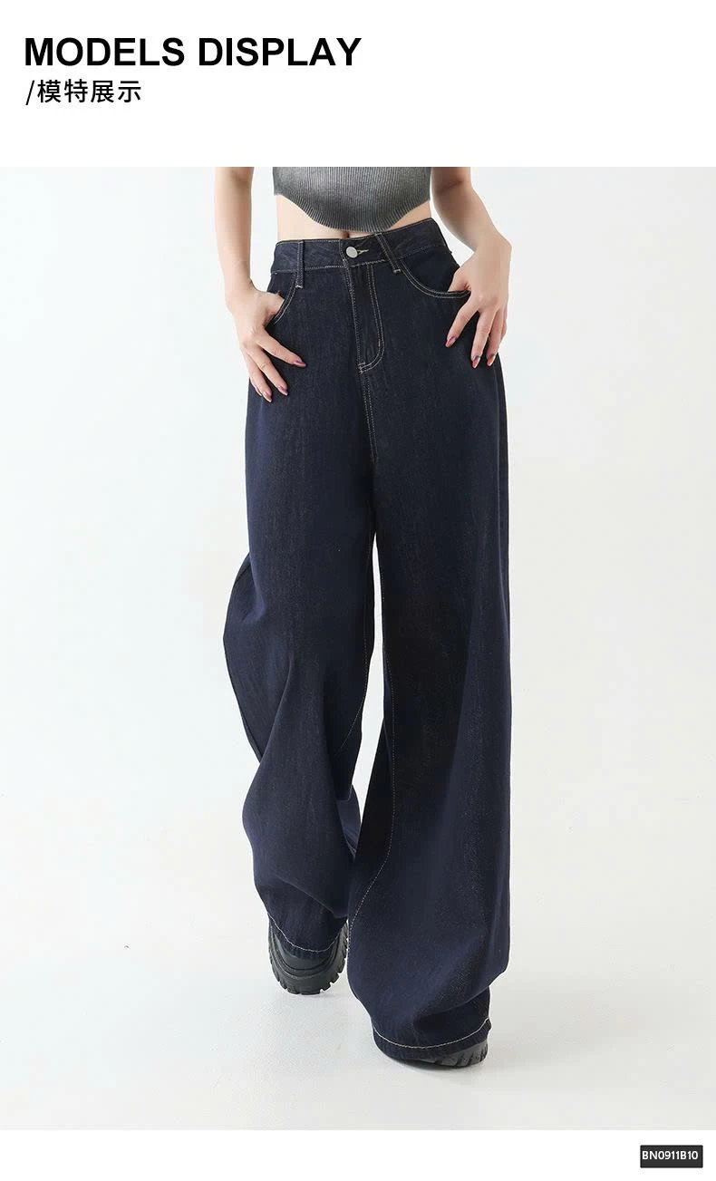 QUẦN JEAN XANH THAN DÁNG SUÔNG