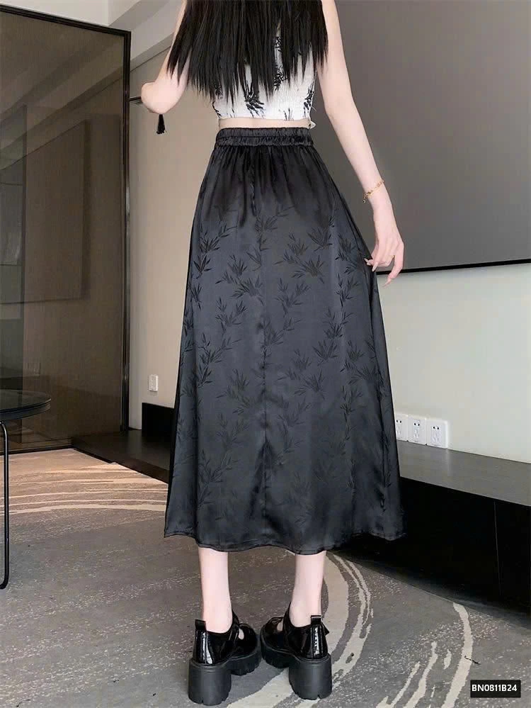 CHÂN VÁY DÁNG DÀI PHONG CÁCH TRUNG HOA