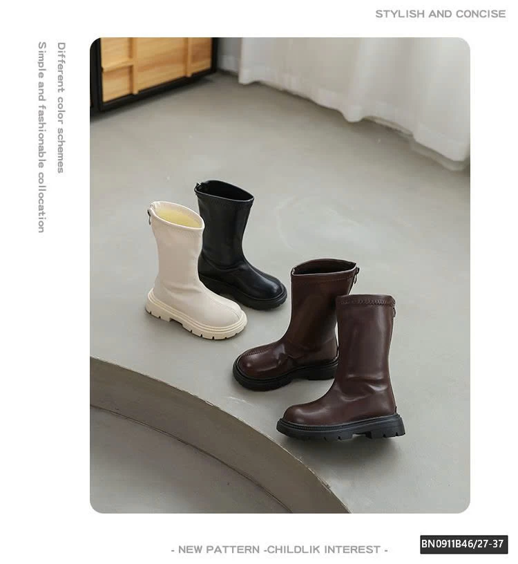 BOOT DA CAO CỔ CHO BÉ