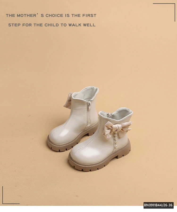 BOOT CỔ LỠ GẮN NƠ ĐÍNH NGỌC