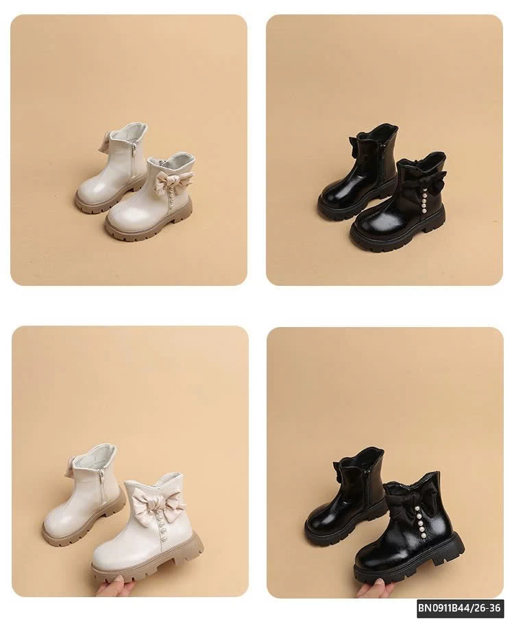 BOOT CỔ LỠ GẮN NƠ ĐÍNH NGỌC