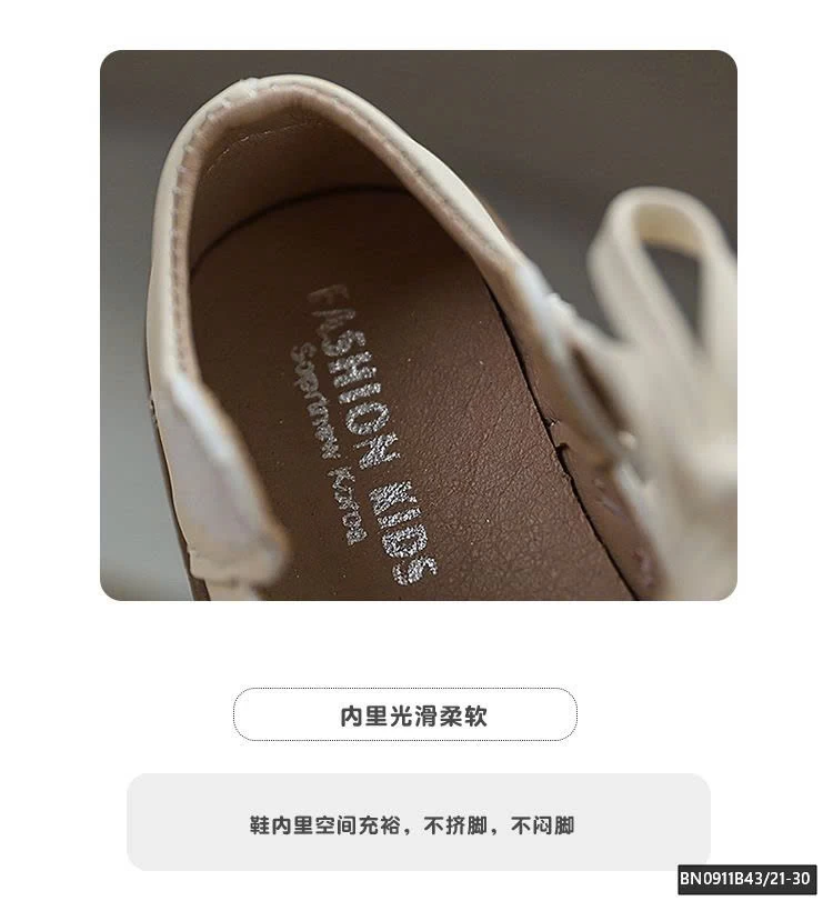 GIÀY DA PU THÊU NƠ ĐÍNH NGỌC