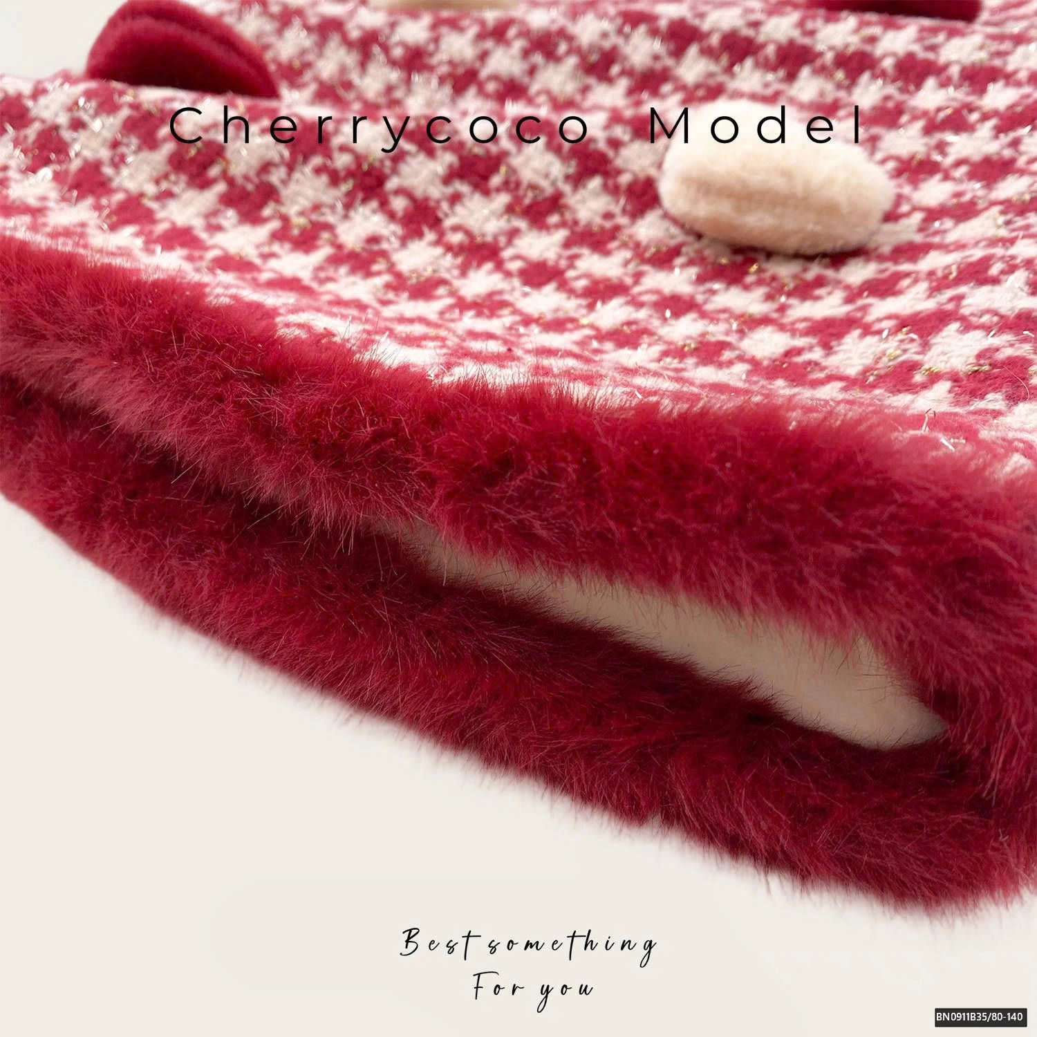 SET ĐẦM CARO GẮN TRÁI TIM CHERRYCOCO