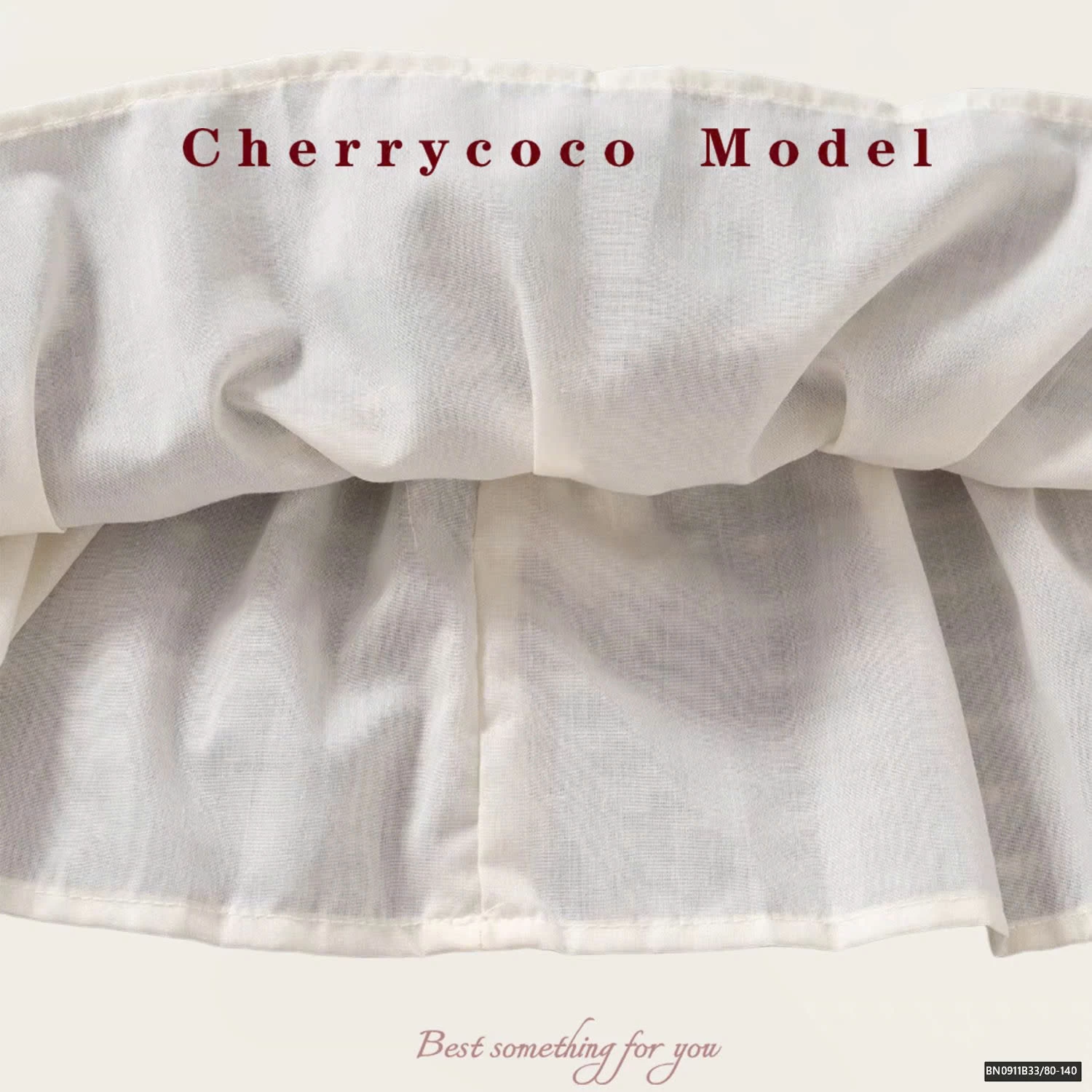 SET ÁO LEN CÚN MIX ĐẦM CARO CHERRYCOCO