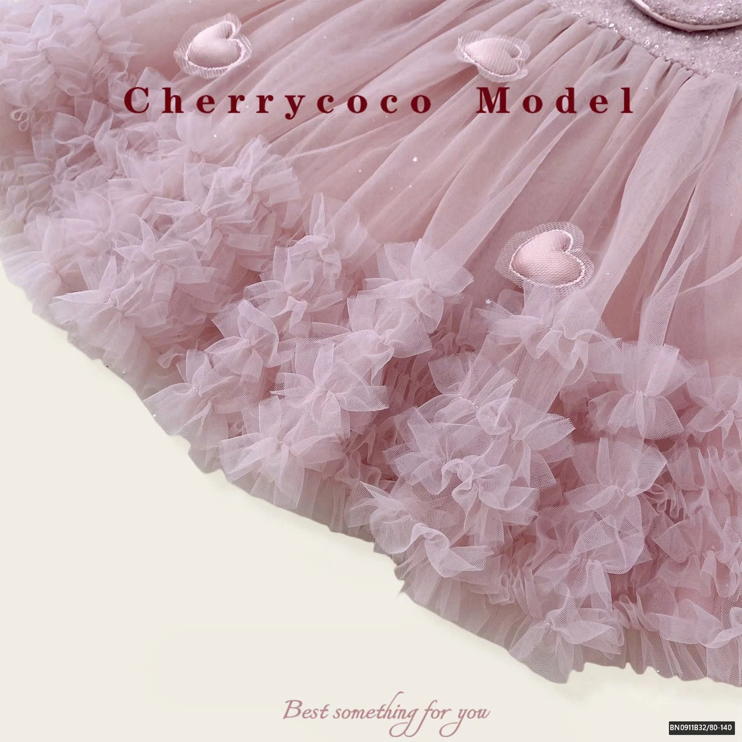 SET ÁO LEN GIỮ NHIỆT MIX ĐẦM VOAN GẮN TRÁI TIM  CHERRYCOCO