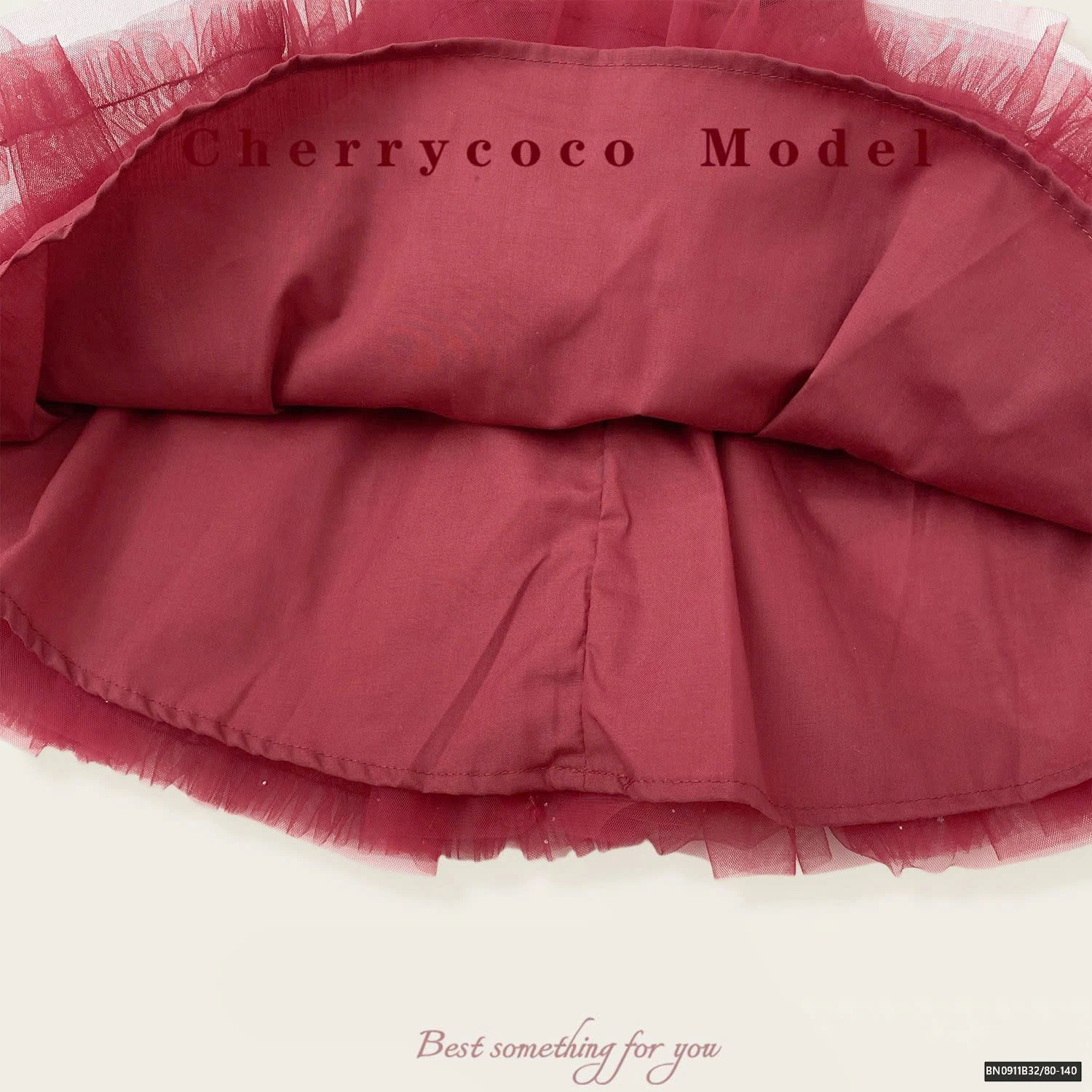 SET ÁO LEN GIỮ NHIỆT MIX ĐẦM VOAN GẮN TRÁI TIM  CHERRYCOCO